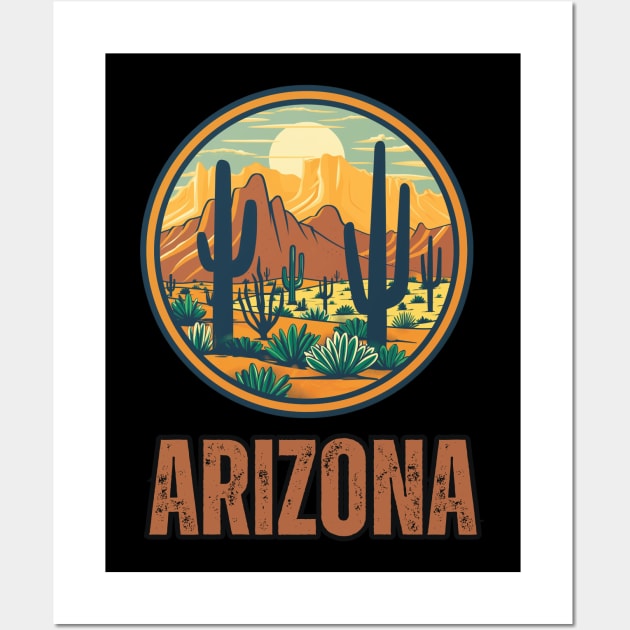 Arizona State USA Wall Art by Mary_Momerwids